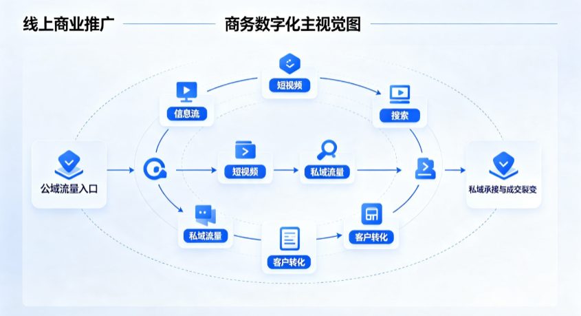 勃利县线上商业推广怎么做？全域流量闭环搭建与低成本转化实战指南